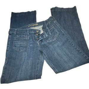 American Eagle Wide Leg High-rise Retro Wide Leg Flare Jeans 10x31